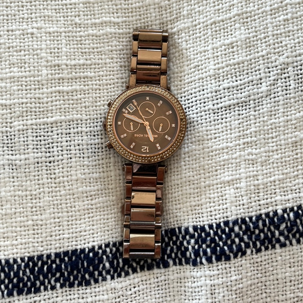 Michael Kors watch - brown stainless steel. Originally purchased circa 2012.